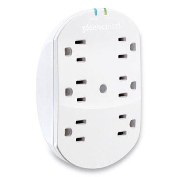 360 Electrical Loft Surge Protector, 6 Ac Outlets, 900 J, White freeshipping - TVN Wholesale